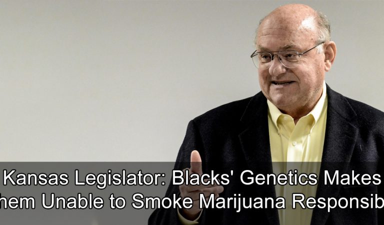 Kansas Legislator: Blacks’ Genetics Makes Them Unable to Smoke Marijuana Responsibly